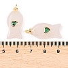 Natural Rose Quartz Pendants G-Z134-06G-04-3