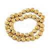 Electroplate Synthetic Non-magnetic Hematite Beads Strands G-I317-01E-2