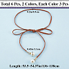 Imitation Leather Braided Chain Belts with Imitation Pearl AJEW-CP0008-67B-2