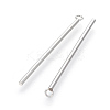Tarnish Resistant 202 Stainless Steel Pendants STAS-F186-03P-1.5x35mm-1