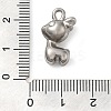 304 Stainless Steel Pendants STAS-M070-06P-3
