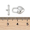 Brass Toggle Clasps KK-K391-08P-4