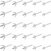 Unicraftale 100 Pcs 5 Styles 304 Stainless Steel Stud Earring Findings STAS-UN0022-10P-1