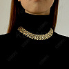 Alloy Panther Chain Choker Necklaces for Women FS-WGFF71B-02-2