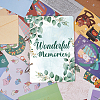 Wooden 2-Ring Loose Leaf Binder Postcard Phote Album Cover DIY-WH0547-039-5