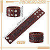 Braided Imitation Leather Cord Bracelets BJEW-WH0014-075A-2