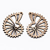 Unfinished Hollow Wood Big Pendants LS-X-WOOD-N006-134-2