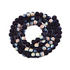 Transparent Glass Beads Strands EGLA-A044-T6mm-MB15-3