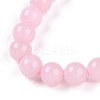 Natural Rose Quartz Beads Stretch Bracelets BJEW-T022-04N-3