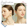 80Pcs 304 Stainless Steel Leverback Earring Findings STAS-BBC0004-10G-5