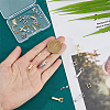 16Pcs 4 Styles Eco-Friendly Brass Watch Band Clasps KK-FH0007-10-3