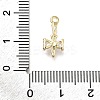Brass Pave Cubic Zirconia Pendants LS-KK-Q048-26G-3