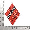 Rhombus Acrylic Big Pendants Diy Earrings Accessories OACR-M028-02B-3