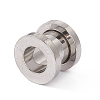 Non-Tarnish 304 Stainless Steel Ear Plugs Gauges EJEW-G317-01H-P-2
