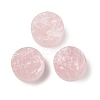 Natural Rose Quartz Cabochons G-K338-39B-02-1
