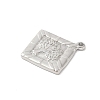 304 Stainless Steel Pendants STAS-L022-041P-2