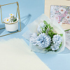 114Pcs Square Cotton Flower Bouquet Wrapping Paper Decoration AJEW-SP0004-30E-4