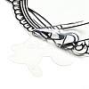 10Pcs 10 Styles Vintage Lace Waterproof PET Stickers Sets DIY-M066-05E-6
