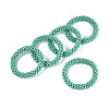 Faceted Opaque Glass Beads Stretch Bracelets BJEW-S144-002E-03-01-1