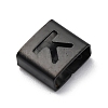 Ion Plating(IP) 304 Stainless Steel Square Slide Charms STAS-L132-17K-B-2