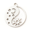 Non-Tarnish 201 Stainless Steel Pendants STAS-G258-05P-2