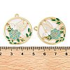 Rack Plating Alloy Enamel Pendants LS-FIND-Q099-04A-02-3