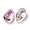 Transparent Glass Charms GLAA-O017-01F-3