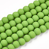 Opaque Glass Beads Strands GLAA-T032-P4mm-MD06-1