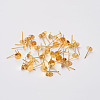 Brass Stud Earring Findings LS-KK-A251-G-NF-1