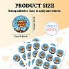 5 Sheets Round Dot PVC Waterproof Decorative Sticker Labels DIY-WH0481-38-2
