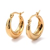 PVD Vacuum Plating 304 Stainless Steel Chunky Hoop Earrings for Women X-EJEW-F280-06A-G-2