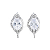 Brass Stud Earring Findings LS-X-KK-N232-434P-2