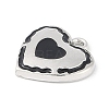 Rack Plating Alloy Enamel Charms PALLOY-F018-13P-01-2