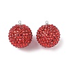 Acrylic with Resin Rhinestone Pendants LS-FIND-Z092-04-1