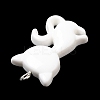 Opaque Resin Pendants RESI-G069-03D-4