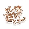 Brass Bead Cap Pendant Bails KK-F792-06LG-1