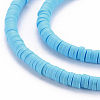 Handmade Polymer Clay Bead Strands X-CLAY-T002-4mm-65-3