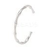 304 Stainless Steel Cuff Bangles BJEW-B150-01P-4