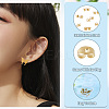 8 Pairs 8 Styles PVD Vacuum Plating 304 Stainless Steel Stud Earrings for Women EJEW-TA0001-45-4
