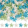 150Pcs 3 Styles Dyed Synthetic Turquoise Beads G-SC0003-51-1