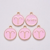 Alloy Enamel Pendants ENAM-S124-01B-09A-2