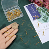 50Pcs 304 Stainless Steel Earring Hooks STAS-SC0010-74G-3