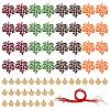 Autumn DIY Maple Leaf Tree Felt Hanging Ornaments DIY-WH0407-04-1