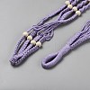 Cotton Crochet Macrame Hanging Planters AJEW-WH20042-17C-2