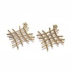 Tibetan Style Alloy Big Pendants GLF10304Y-1