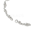 304 Stainless Steel Bar Link Chains Bracelet Making AJEW-JB01350-02-2