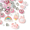 DIY Cartoon Resin & Alloy European Beads Bracelets Making Kits DIY-FS0007-21-3