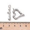 Non-Tarnish 304 Stainless Steel Toggle Clasps STAS-A092-08A-P-3