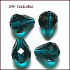 Imitation Austrian Crystal Beads SWAR-F062-8x6mm-24-1