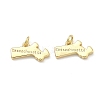 Brass Pendants KK-D229-22K-G-1